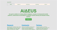 Desktop Screenshot of aideus.com